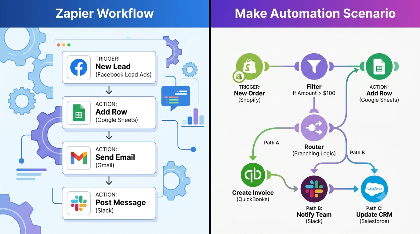 Cover image for Zapier vs Make: Which Automation Tool Is Right for You